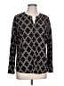 Dana Buchman Black Long Sleeve Blouse Size L - photo 1
