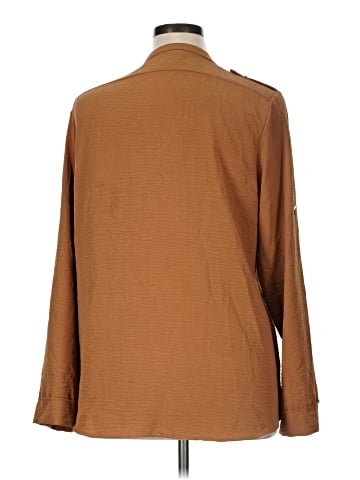 Calvin Klein Long Sleeve Blouse (view 2)