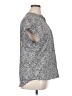 Cynthia Steffe 100% Polyester Tweed Silver Short Sleeve Blouse Size XL - photo 4