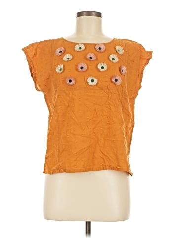 Madewell Embroidered Sunflower Top (view 1)