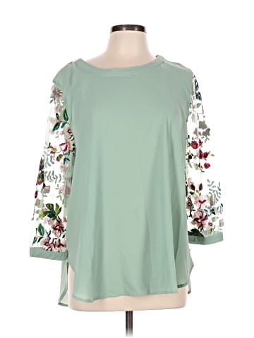 Umgee 3/4 Sleeve Top (view 1)