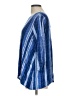 Sharagano Stripes Blue Poncho Size L - photo 5