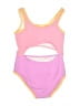 Old Navy Color Block Pink One Piece Swimsuit Size 10 - 12 - photo 2