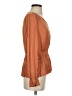 Catherine Malandrino 100% Polyester Brown Long Sleeve Blouse Size S - photo 4