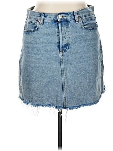 MNG Denim Skirt (view 1)