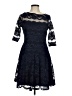 Sangria Blue Cocktail Dress Size 8 - photo 1