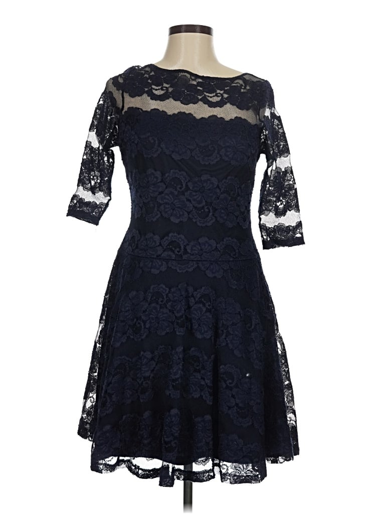 Pre-owned Sangria Cocktail Dress In Blue