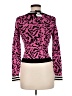 Topshop Animal Print Pink Pullover Sweater Size 6 - photo 2