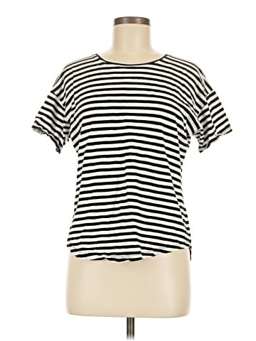 Madewell Whisper Cotton Crewneck Tee in Sallie Stripe (view 1)