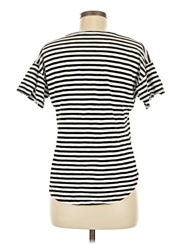 Madewell Whisper Cotton Crewneck Tee in Sallie Stripe (view 2)