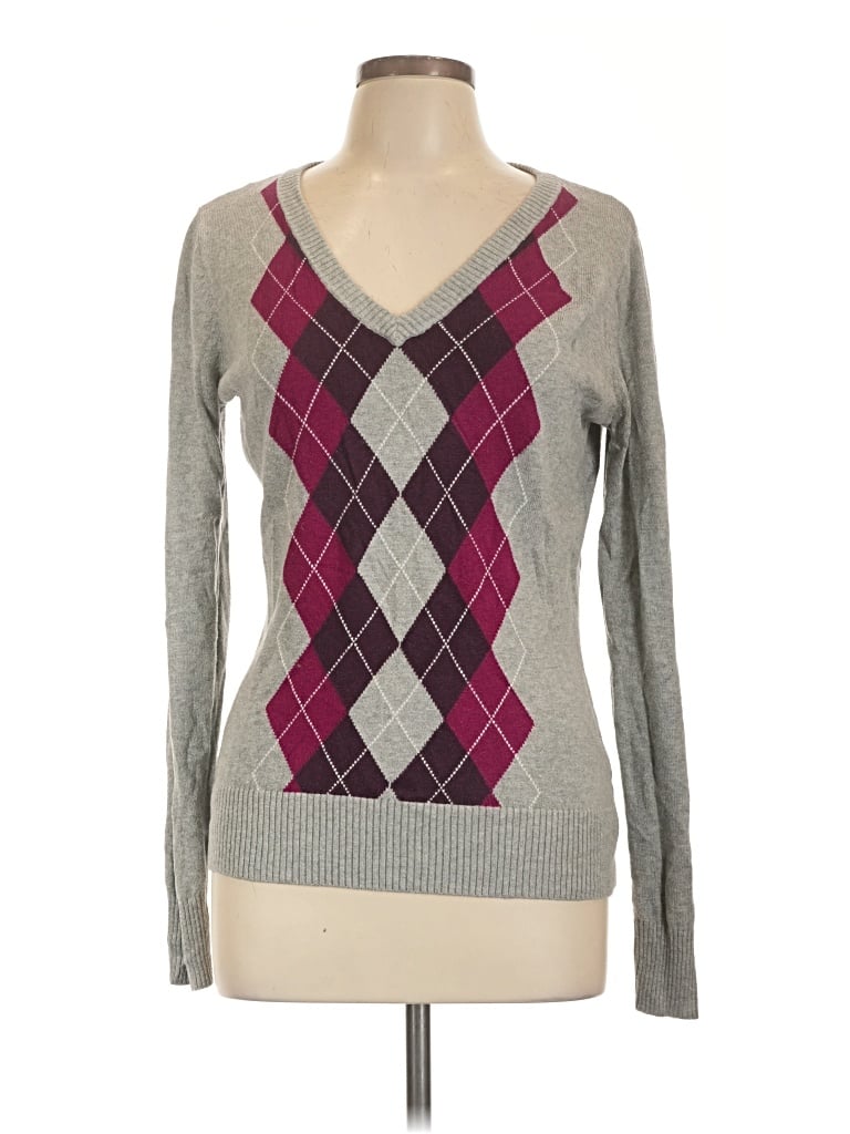 Pre-owned Merona Pullover Sweater In Gray