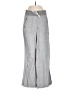 Athleta 100% Linen Chevron-herringbone Gray Linen Pants Size 0 - photo 1