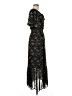 Max Studio 100% Polyester Floral Black Casual Dress Size M - photo 4