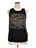 Apt. 9 Black Sleeveless Blouse Size XL - photo 1