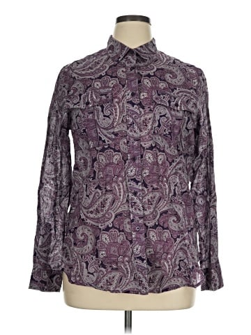 Lauren by Ralph Lauren Long Sleeve Blouse (view 1)