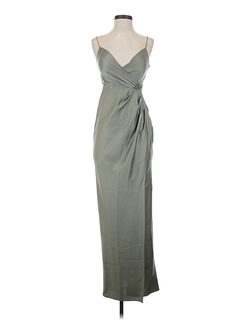 Pre-owned Bhldn Cocktail Dress In Gray