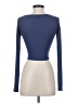 Debut Blue Long Sleeve Top Size S - photo 2