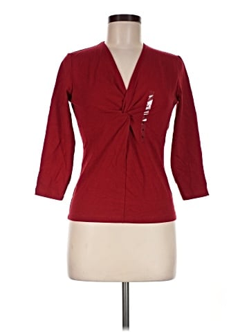 AK Anne Klein 3/4 Sleeve T-Shirt (view 1)