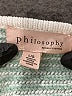 Philosophy Republic Clothing Stripes Green Pullover Sweater Size L - photo 7