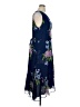 Talbots 100% Polyester Floral Blue Cocktail Dress Size 14 - photo 4