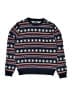 Assorted Brands Print Blue Pullover Sweater Size 14 - photo 1