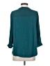 Left Coast by Dolan 100% Polyester Teal 3/4 Sleeve Blouse Size S - photo 2