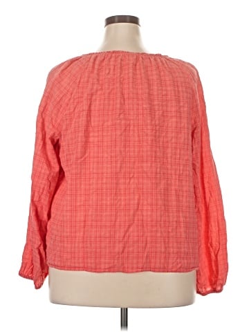 a.n.a. A New Approach 3/4 Sleeve Blouse (view 2)