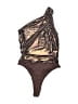 Fashion Nova Brown Bodysuit Size S - photo 2