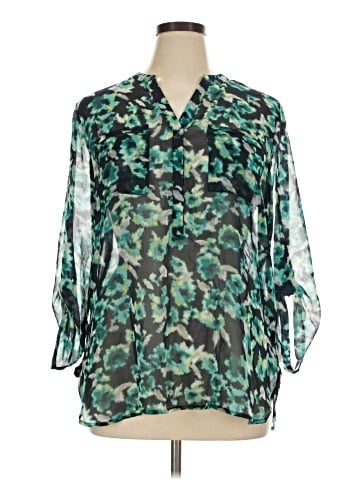 Apt. 9 3/4 Sleeve Blouse (view 1)