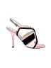 Prada 100% Suede Color Block Pink Sandals Size EU 37 - photo 1