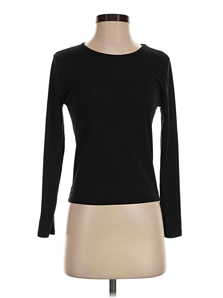 Pre-owned Olivia Rae Long Sleeve T-shirt In Black