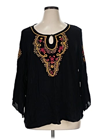 Style&Co 3/4 Sleeve Blouse (view 1)