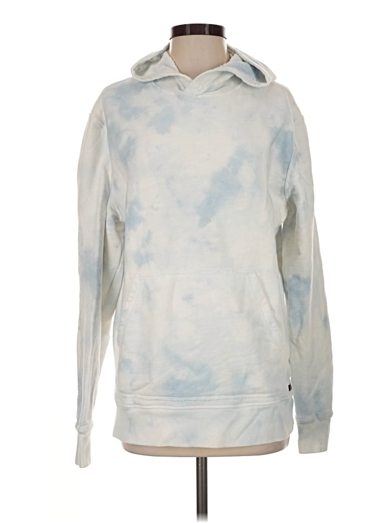 Pre-owned Faherty Pullover Hoodie In Blue