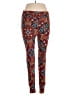 Lularoe Print Red Leggings Size 1X (Tall & Curvy) - photo 1