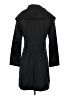 Tahari 100% Polyester Black Trenchcoat Size XS - photo 2