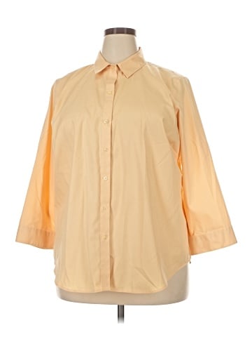 Coldwater Creek 3/4 Sleeve Button-Down Shirt (view 1)