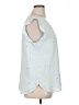 Ann Taylor LOFT 100% Polyester Stars Blue Sleeveless Blouse Size XL - photo 4