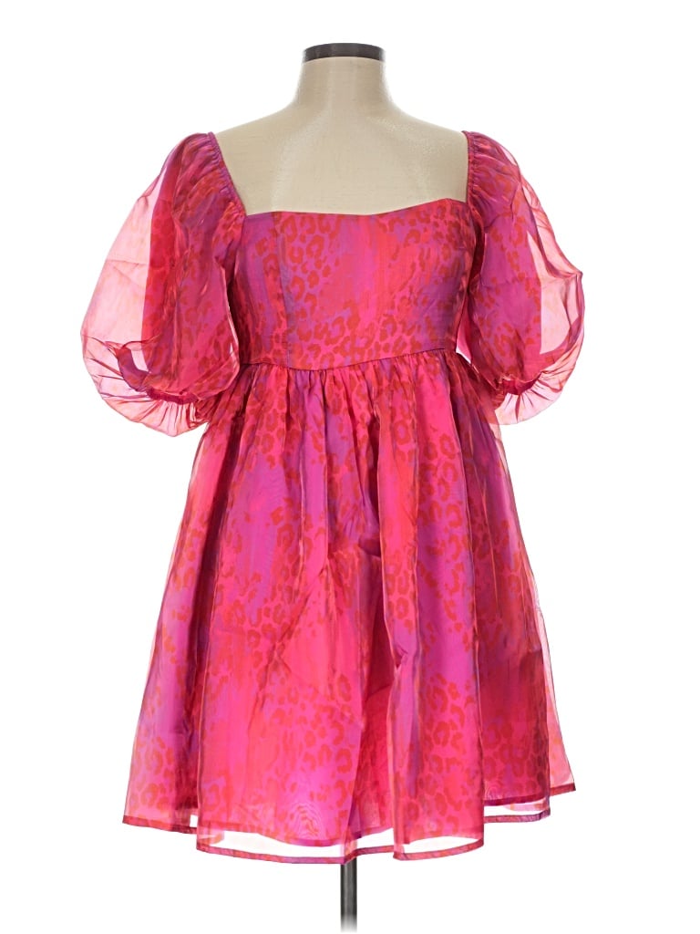 Pre-owned Peach Love Cocktail Dress In Pink