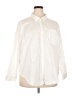 Torrid Ivory 3/4 Sleeve Button-Down Shirt Size 3X Plus (3) - photo 1