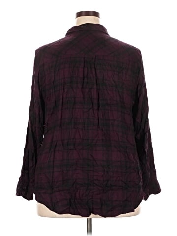 Torrid 3/4 Sleeve Button-Down Shirt (view 2)