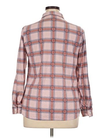 Doublju Long Sleeve Button-Down Shirt (view 2)