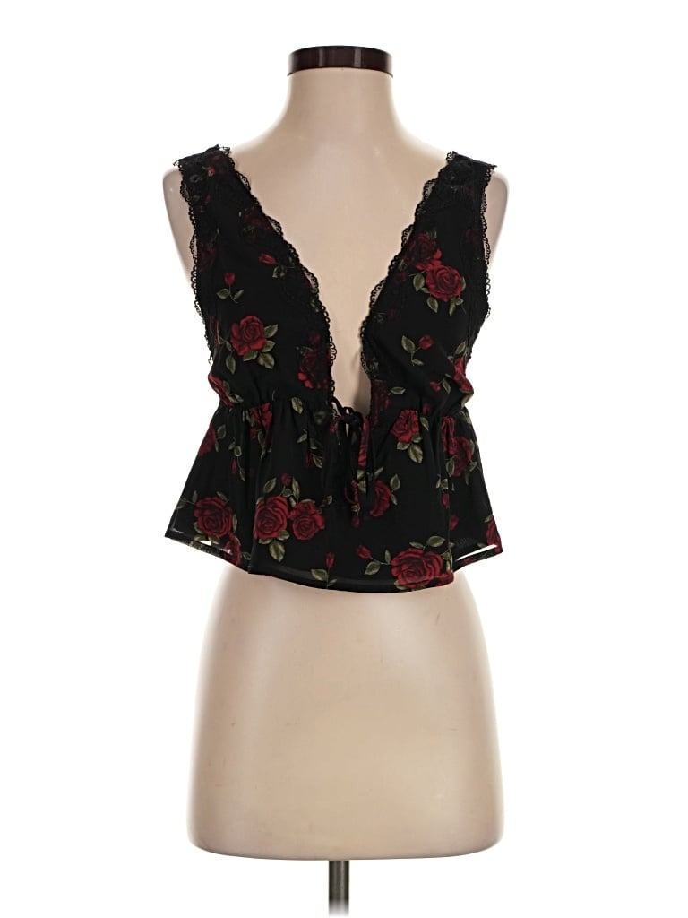 Garage Sleeveless Blouse In Black
