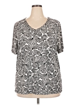 Jm Collection Short Sleeve Blouse