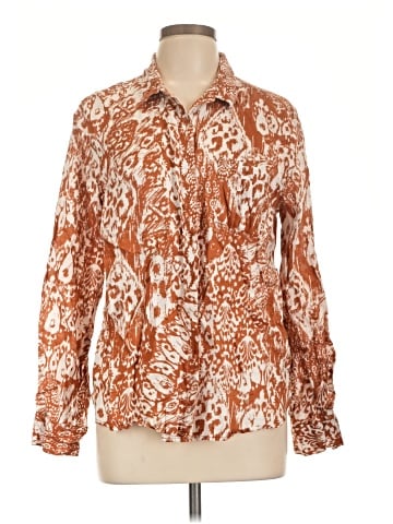 Garnet Hill Long Sleeve Blouse (view 1)