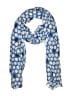 Target 100% Polyester Polka Dots Blue Scarf One size - photo 1