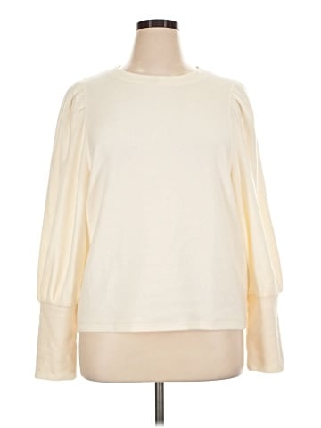 Madewell Brushed Puff-Sleeve Top (view 1)