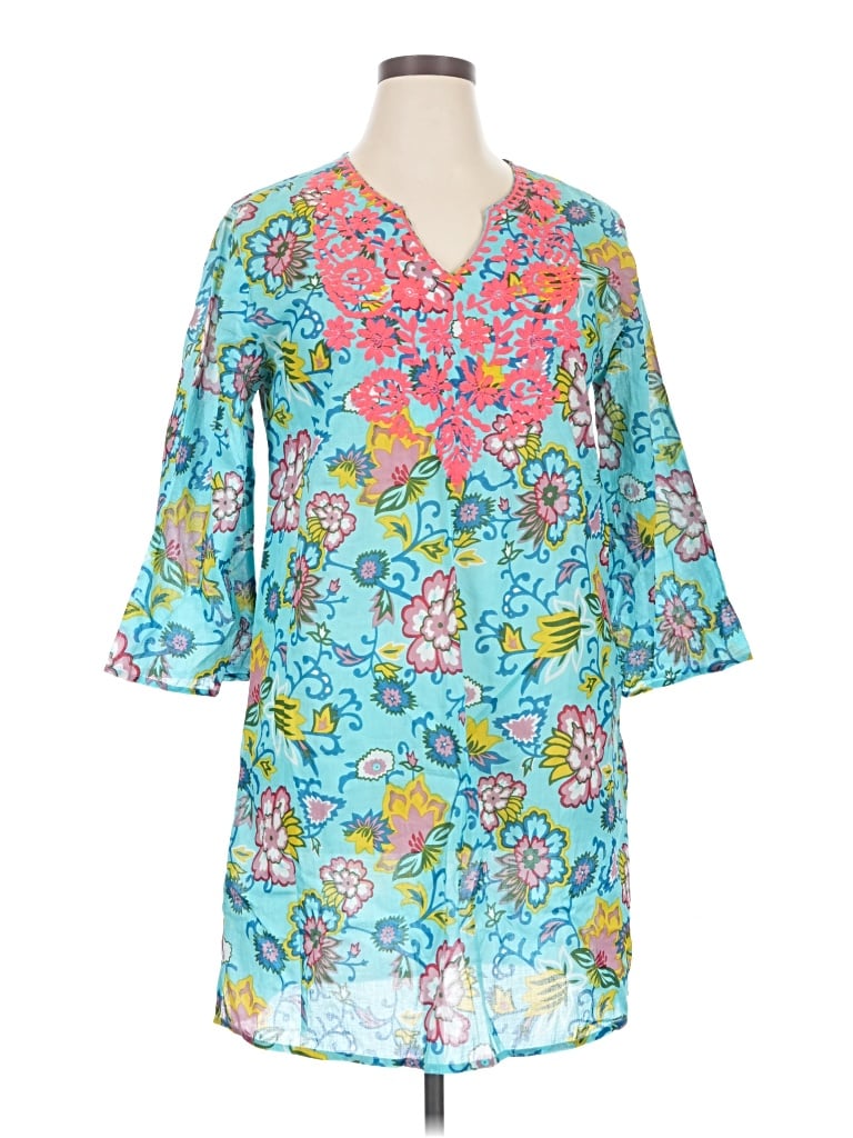 Pre-owned Debbie Katz Casual Dress In Teal