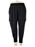 Athleta Solid Black Active Pants Size 2X - photo 1
