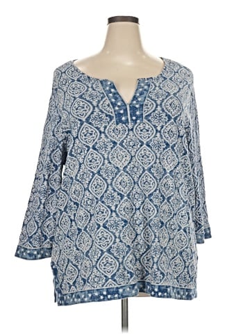 Coldwater Creek 3/4 Sleeve Blouse (view 1)