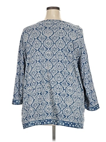 Coldwater Creek 3/4 Sleeve Blouse (view 2)